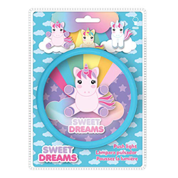 Kids Lampara Pulsador de Colección Unicornios 'Sweet Dreams' - Lámpara precio