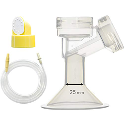 Maymom Kit extractor de leche Medela de oscilación de lactancia. Incluye 1 mediana para senos (Comparable a Medela PersonalFit 24mm), 1 válvula, 1 mem precio