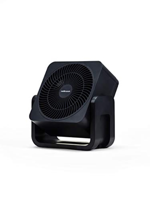 Mellerware Ventilador Sobremesa Air Force 30 White. Color Negro. Diseño Compacto. 3 Aspas. 35W Potencia (Negro)