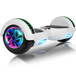 jolege Hoverboards Scooters eléctricos con Auto balanceo de 6.5 "con luz LED Colorida y Altavoz Bluetooth Incorporado - Bolso de Transporte Gratuito C características