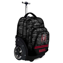 KARACTERMANIA Spiderman Dark - Mochila Trolley Travel GTX, Multicolor características