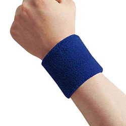 Gankmachine 1x Unisex Tela de Toalla de algodón Sweatband de Pulsera Deportivo de Tenis el Wristband Sudor Yoga Azul en oferta