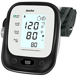 Tensiómetro de Brazo, Monitor de Presión Arterial Automático y Detección de Latidos Irregulares digital, Brazalete 22-36cm, Memoria 2 × 90, Pantalla L precio