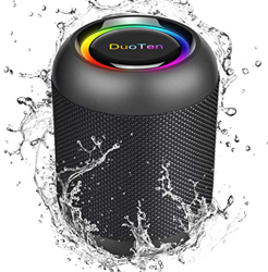 DuoTen Altavoz Bluetooth, Altavoz Portatil Bluetooth Con Luces, IPX7, 24 Hora, 20W, Sonido Envolvente De 360 °, Graves Profundos, TWS, Micrófono Incor características