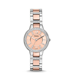 Fossil Reloj Analogico para Mujer de Cuarzo con Correa en Acero Inoxidable ES3405 precio