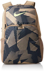 NIKE Brasilia XL 9.0 - Mochila unisex, color caqui y gris ahumado, talla 1 características