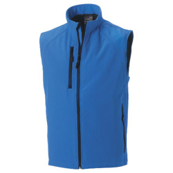 Russell - Chaleco Softshell 3 capas hombre caballero (Extra Grande (XL)/Azul celeste) características