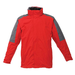 Regatta - Chaqueta 3 en 1 Impermeable y Cortavientos Modelo Defender III para Hombre (3XL) (Rojo Clásico/Gris) características