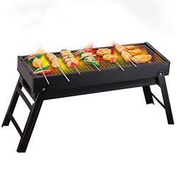 Ruiao - Barbacoa plegable portátil para barbacoa de 5 a 8 personas características