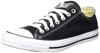 Converse Chuck Taylor All Star Ox, Zapatillas Unisex Adulto, Negro (Black/White), 44 EU