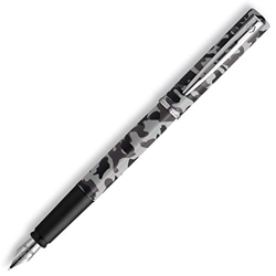 Waterman Allure pluma estilográfica, Lacado en color camuflaje mate con adornos cromados, Plumín fino de acero inoxidable, Tinta azul, Con estuche de  precio