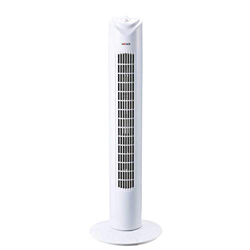 HAEGER TOWER FAN - Ventilador de Torre con 45W de potencia, 3 velocidades - temporizador 60 minutos, oscilación 90º, motor alta durabilidad 100% cobre características