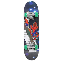 Chnrong Skateboard completo de 23 pulgadas, tabla de skate para adultos, trucos para principiantes, regalo de cumpleaños para adultos y niños, monopat precio