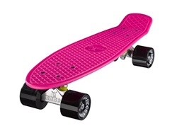 Ridge Retro Cruiser 22 Skateboard, Unisex, Rosa/Negro, 58 cm características