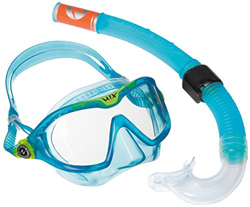 Aqua Lung Sport - Conjunto de Gafas y Tubo de esnórquel Combinados para niño, Color azul marino, talla unica en oferta