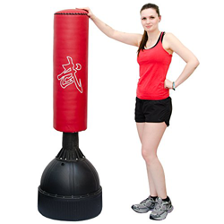 EYEPOWER Saco de Boxeo con Base de Pie | Saco de Suelo para Adultos 160 cm de Alto | Deporte Artes Marciales Kick Boxing Entrenamiento puñetazos Patad precio