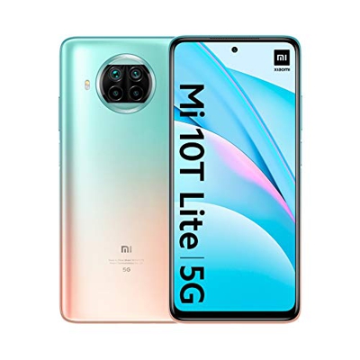 Xiaomi Mi 10T Lite 5G - Smartphone 6+64GB, 6,67" FHD+ DotDisplay, Snapdragon 750G, Cámara cuádruple de 64 MP con IA, 4820 mAh, Rose Gold Beach (Versió