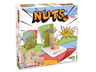 Cayro - Nuts- Juego de Habilidades cognitiva e inteligencias múltiples - Juego Infantil - Juego de Mesa - (7072)