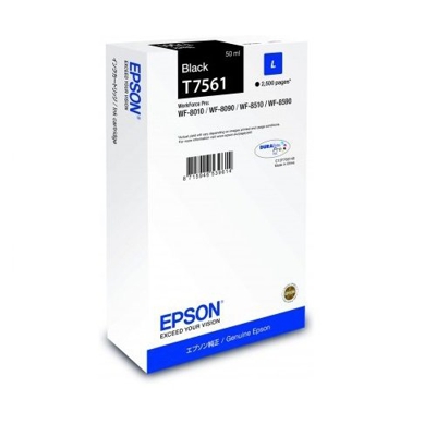 Epson C13T756140 - Cartucho de tinta para la serie WF-8xxx, negro