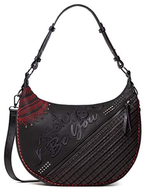 Desigual Bols Niki Siberia 20WAXP45 / 2000 - Bolso de mano, color negro