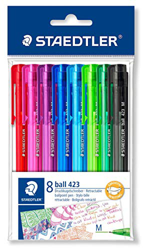 Staedtler 42335MPB8 - Pack de 8 bolígrafos, ball, multicolor, medio precio