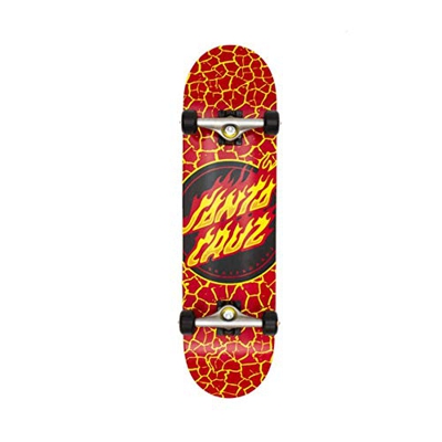 Santa Cruz Flame Dot 8.25" compleet Skateboard