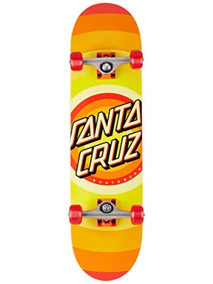 Santa Cruz Gleam Dot 8.0" compleet Skateboard Orange