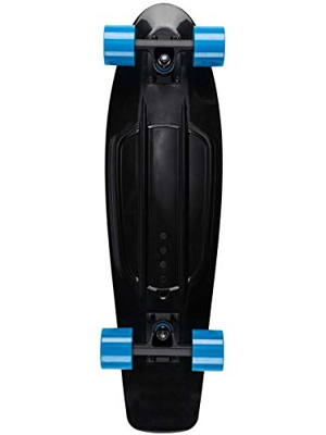 Dstreet Polyprop Grande V2 Skateboard, Unisex Adulto, Negro (Black/Blue), 27