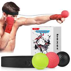 Abree Boxing Reflex Ball 3 Juego de Pelota de Entrenamiento de Boxeo de Nivel de dificultad con Diadema Ajustable precio