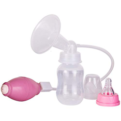 Sacaleches manual - WENTS Extractor de leche de Silicona, Libre de BPA y 100% de Silicona de Grado Alimenticio, con Botella de Leche de 180 ml (Rosa) precio