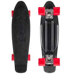 Star-Skateboards-60-RT-01-BKRD - Monopatín, Color Negro y Rojo características