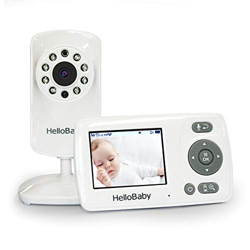 HelloBaby HB30 Vigilabebés Video Baby Monitor con Cámara de Visión Nocturna por Infrarrojos, Conversación Bidireccional Detección de Temperatura Canci características