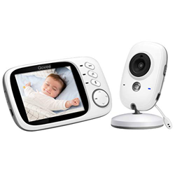 Vigilabebés Inalambrico, Govee Baby Monitor Inteligente con LCD 3.2in y Cámara con Visión Nocturna Intercomunicador de Visión, Babyphone, Video LCD, M características