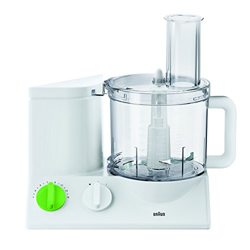 Braun FP 3010 - Robot de cocina (Verde, Color blanco, Vidrio, Acero inoxidable) precio