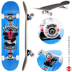 Venom Strike 8 x 32.125 Complete Pro Skateboard - ABEC 11 - 53mm Wheels - Blue by Venom Skateboards precio