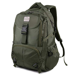 Mooedcoe 50L Mochila Hombre Viaje Casual Mochila Portatil Deporte Escolar Trabajo Negocio Grande (Verde) precio