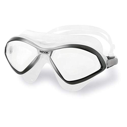 Seac Diablo, Gafas de natación para nadar en la piscina y en el mar para mujeres y hombres, Transparente/Negro, Estándar en oferta