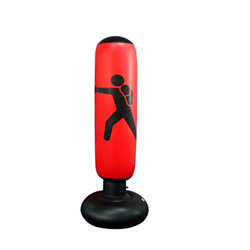 AILUOR - Saco de boxeo hinchable para entrenamiento de golpes y patadas, con forma de torre, saco de arena para niños, para practicar fitnes, deportes características