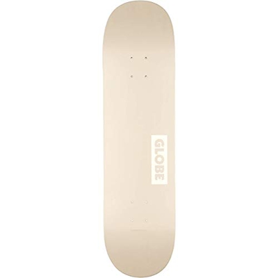 Globe Goodstock Tabla Skateboard, Adultos Unisex, Blanco (Off White), 8.0