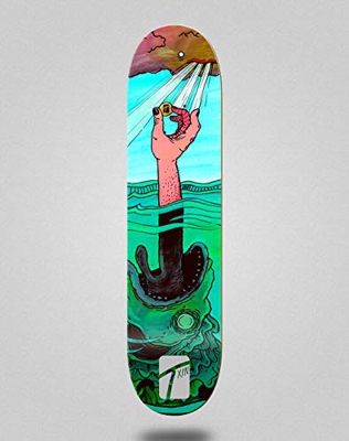 TXIN Monopatín Skate Skateboard Deck Tabla Treasure (8.25)