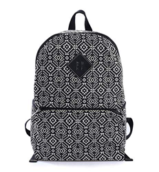 Muxing - Mochila Casual Negro Negro y Blanco Medium características