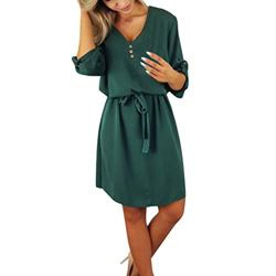 Vectry Vestido Camisero Negro Vestidos Escote Espalda Mini Vestido Verano Vestidos Mujer Verano 2019 Vestidos para Niña Vestidos para Boda De Día Vest precio