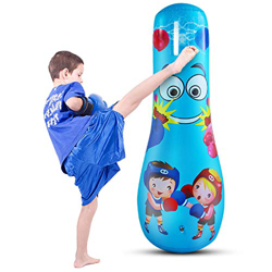 Tianhaik - Saco de boxeo inflable para niños y adultos, para entrenamiento de fitness y entrenamiento de arena, 1397532/120602AM45USEE06, Para niños. en oferta