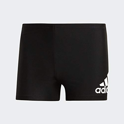 adidas Badge Fitness Boxer-Badehose M Bañador, Hombre, Negro (Black/White), 1