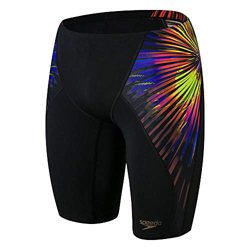 Speedo Placement Digital V-Cut Jammer Am Bañador, Hombre, Black/Fluo Yellow/Scarlet/Violet, 30 características