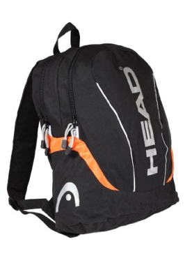 HEAD Centaur - Mochila, color negro / naranja / blanco