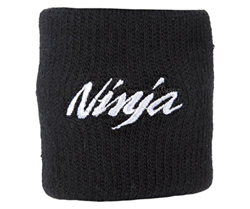 Kawasaki Wrist Band Ninja - Muñequera para el sudor, color negro precio