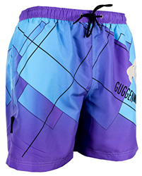 GUGGEN Banador de Natacion para Hombre Traje de Bano Color Lila Azul M características