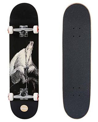 Almost Dr. Secret Art Fp Complete - Tabla de skate infantil (20 cm), color negro