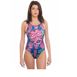 Turbo - Bañador Natacion y Entrenamiento Mujer KANALOA Profesional Señora Traje de Baño de Natacion Entrenamiento Competicion Tira Ancha Doble Capa (M en oferta